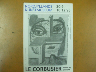 Corbusier pictura si arhitectura pliant expozitie 1995 Olanda Borne museum foto