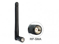 ANTENA WLAN RP-SMA FLEXIBILA DELOCK 88395 foto