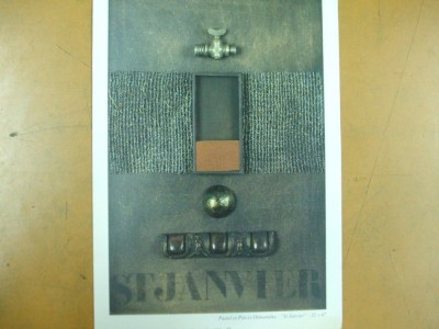 Sasmayoux Francois pictura pliant expozitie 1993 Paris text limba franceza foto