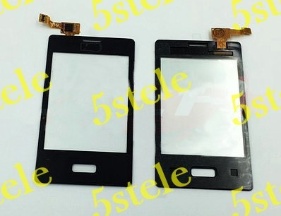 Touchscreen LG Optimus L3 E400 BLACK original foto