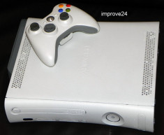 XBOX 360 cu HDMI HDD 20Gb + 1 maneta + cablu video foto