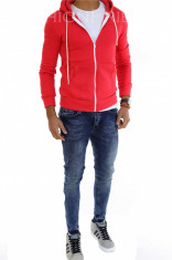 Hanorac - hanorac barbati - hanorac slim fit - cod 7296 foto