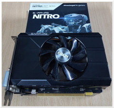SAPPHIRE NITRO R7 370, 2 GB DDR5, 256 BIT, PCI EXPRESS, GARANTIA, 100% OK! foto