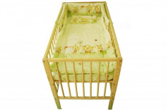 Lenjerie Mykids Albinuta Verde 4+1 Piese 120X60 foto