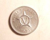 CUBA 5 CENTAVOS 1971 UNC, America Centrala si de Sud