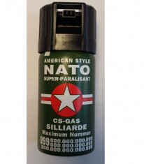 Spray lacrimogen cu piper NATO pentru autoaparare foto