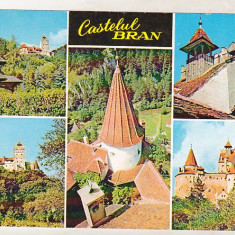 bnk cp Castelul Bran - Vedere - necirculata - marca fixa