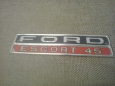 Sigla emblema - FORD ESCORT 45 - 62 x 47 mm foto