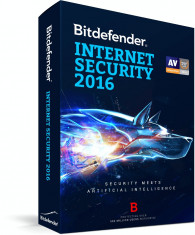 Antivirus BitDefender Internet Security 2016 3 useri 3 ani foto