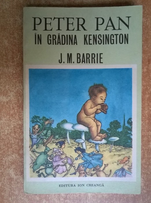J. M. Barrie ? Peter Pan in Gradina Kensington foto mare J. M. Barrie ? Peter Pan in Gradina Kensington foto mare