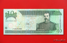 REPUBLICA DOMINICANA - 10 Pesos Oro 2003 - aUNC foto
