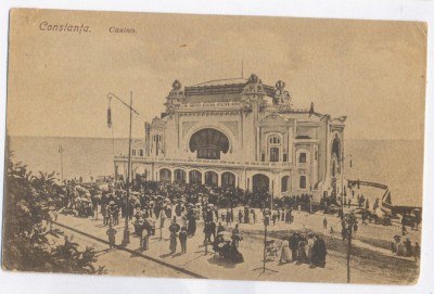 3533 - CONSTANTA, Cazinoul - old postcard - used - 1922 foto