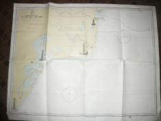 Harta navigatie- Marea Neagra -parte Vest de la Capul Midia la Gura Sulina 1970 foto