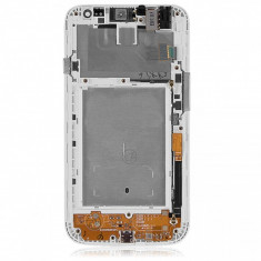Carcasa fata cu touchscreen si display LG L70 D325 alba Original foto