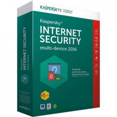 Antivirus Kaspersky Internet Security 2016 2 USERI 1 AN NEW RETAIL foto