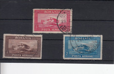 ROMANIA 1928 , LP 80 , RAIU FILIGRAN VERTICAL SERIE STAMPILATA foto