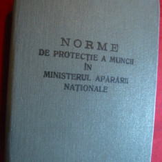 MAN- Norme de Protectie a muncii in Ministerul Apararii Nationale 1977m 791pag