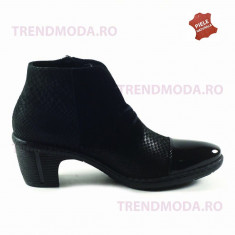 Botine dama piele naturala RIEKER 50241-00 (Marime: 35) foto