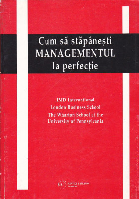 IMD INTERNATIONAL - CUM SA STAPANESTI MANAGEMENTUL LA PERFECTIE foto