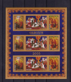 ROMANIA 2005 LP 1704 c CRACIUN MINICOALA 3 SERII NEDANTELATE MNH