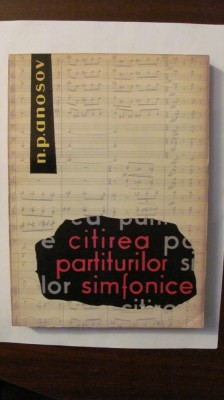 GE - N. PANOSOV &amp;quot;Citirea Partiturilor Simfonice&amp;quot; foto