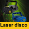 Laser disco lumini club