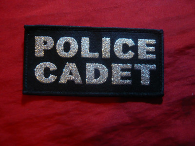 Emblema de umar Police Cadet ,L=9,8 cm Anglia foto