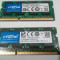 Memorii RAM DDR3 kit 16GB (2modulx8GB) CRUCIAL 2RX8 PC3L 12800 la 1600Mhz laptop