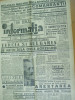 Ziar Informatia 20 Februarie 1941 Rebeliunea Legionara Bucuresti Horia Sima Vacaresti-Radu Greceanu-Virgil Popa