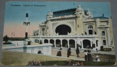 CONSTANTA - Cazino (Cazinoul) si Restaurantul - circulata 1914 foto