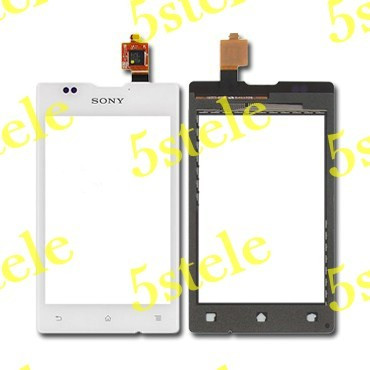 Touchscreen Sony Xperia J / ST26 BLACK original foto