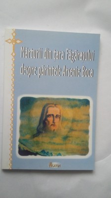 MARTURII DIN TARA FAGARASULUI DEPRE PARINTELE ARSENIE BOCA ,APROAPE NOUA . foto