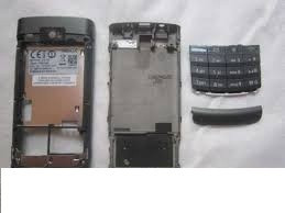 Carcasa Nokia X3-02 gri swap albastre