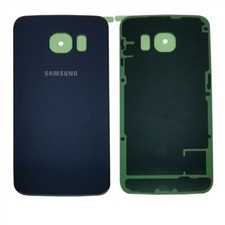 CAPAC SPATE BATERIE SAMSUNG GALAXY S6 EDGE BLUE ALBASTRU foto