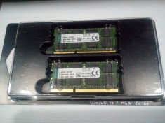 Memorii RAM DDR3 kit 8GB (2modulex4GB) KINGSTON 2RX8 PC3 12800 la 1600Mhz laptop foto