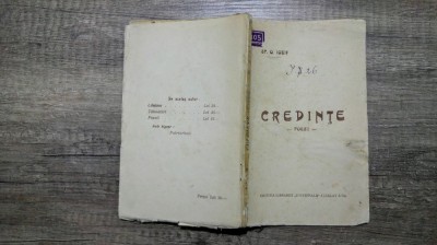 Credinte (poezii) - Stefan Octavian Iosif foto
