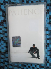 GEORGE MICHAEL - PATIENCE (1 CASETA ORIGINALA, CARTICICA VERSURI - CA NOUA!!!) foto