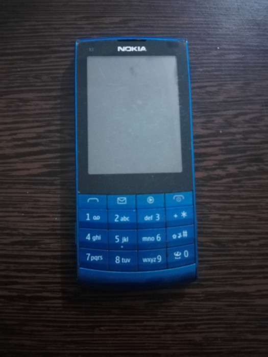 Carcasa Nokia X3-02 second hand / originala / albastra