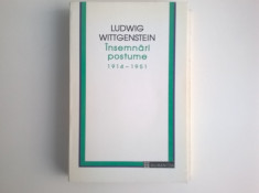 Ludwig Wittgenstein - Insemnari postume 1914-1951 foto
