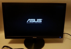 Monitor LED ASUS 21.5&amp;quot;, Wide, Full HD, DVI, 5 ms, Negru foto