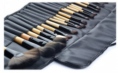 Set kit 24 pensule profesionale machiaj make-up conturare blend umbre foto