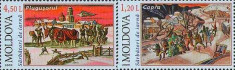 MOLDOVA 2009, Craciun, serie neuzata, MNH foto