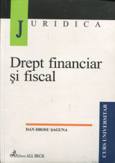 Dan Drosu Saguna - Drept financiar si fiscal - 687149 foto