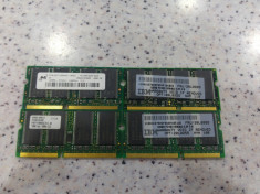 Lot 4 memorii laptop 128Mb sdram , se vand la pretul final. foto