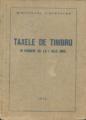 Taxele de timbru in vigoare de la 1 iulie 1955 - 689923 foto