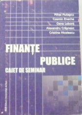 Finante publice - caiet de seminar foto