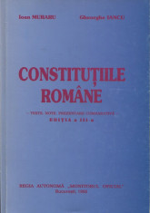 Gheorghe Iancu - Constitutiile romane - 689935 foto