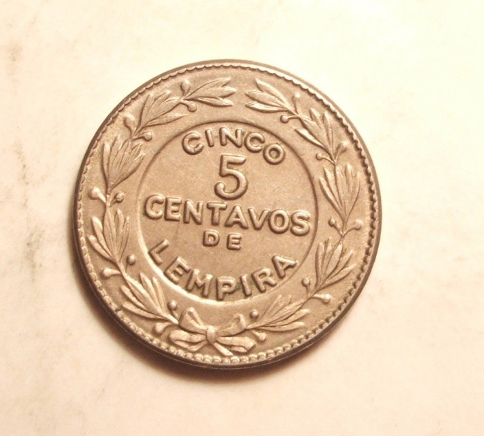 HONDURAS 5 CENTAVOS 1956