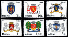 MOLDOVA 2015, Heraldica - Fauna, serie neuzata, MNH foto