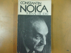 Constantin Noica Jurnal de idei Bucuresti 1991 foto